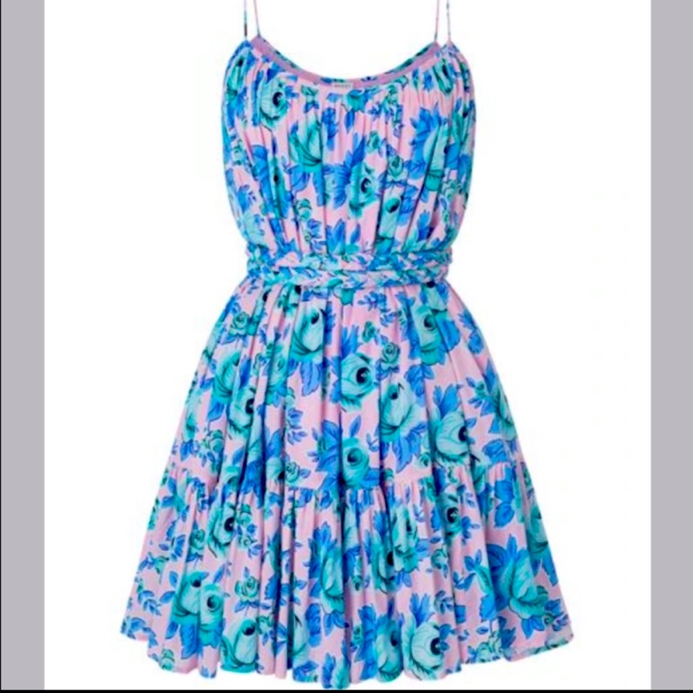 Rhode Resort Women Nala Mini Dress Blue Floral